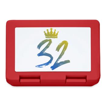 32 Number crown - Lunchbox - red - Front