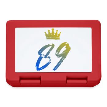 89 Number crown - Lunchbox - red - Front