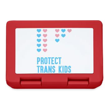 LGBT Pride Month - Protect Trans Kids - Lunchbox - red - Front