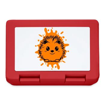 Igel Tier Baby - Brotdose - Rot - Vorne