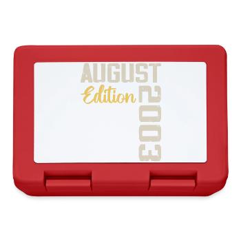 Anniversary August 2003 - Limited Edition August 2003 - Lunchbox - red - Front