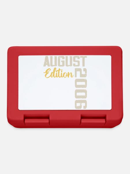 Jubiläum August 2006 - Limited Edition August 2006 - Brotdose - Rot