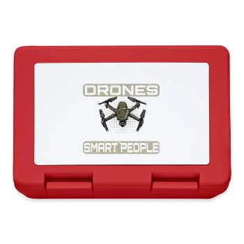 It's ok if you don't like drones - Lunchbox - red - Front
