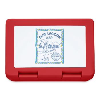 Blue Lagoon Tahiti Surf Art Bora Bora - Boîte à goûter - rouge - Devant