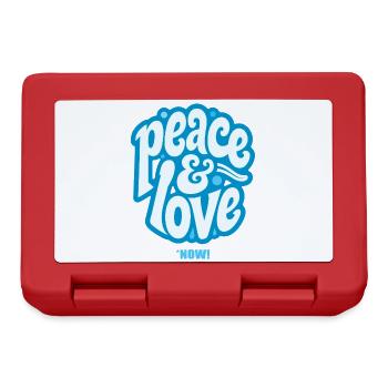 PEACE LOVE #3 [Let's Talk]  - Boîte à goûter - rouge - Devant