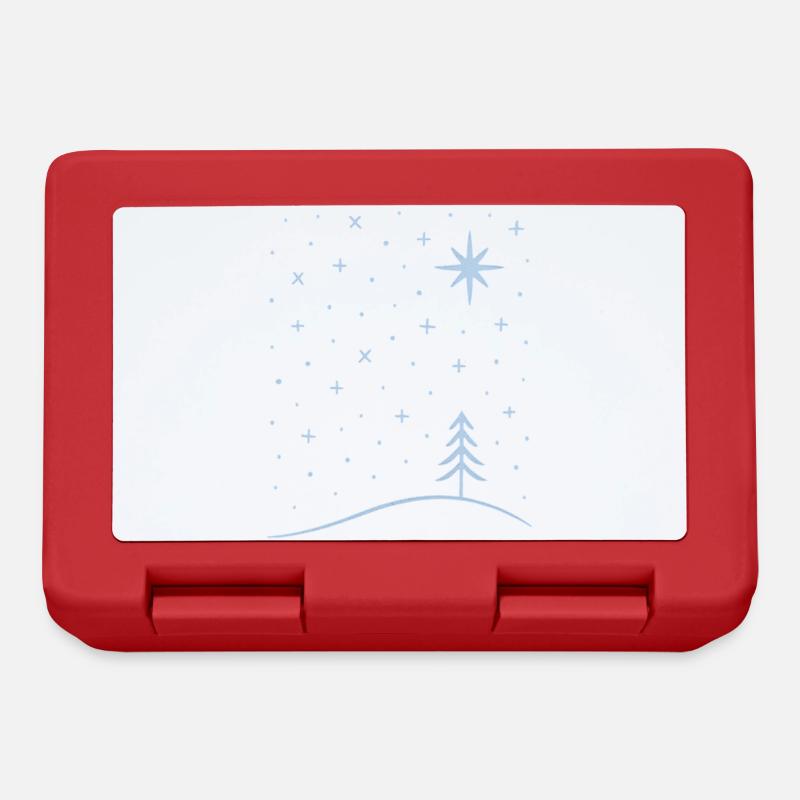 polar tree snowflakes - Brotdose - Rot