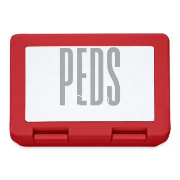 Infirmerie pédiatrique – Infirmier(ère) infirmier(ère) pédiatrie en soins de santé pour enfants - Boîte à goûter - rouge - Devant