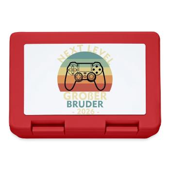 Next Level Großer Bruder Loading 2026 Geschwister - Brotdose - Rot - Vorne