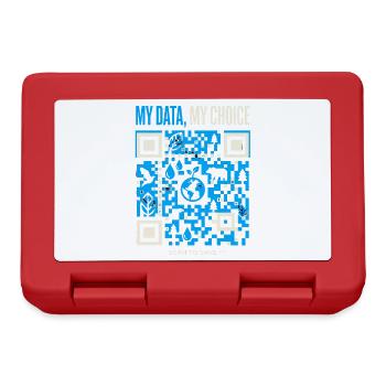 My Data My Choice - Lunchbox - red - Front