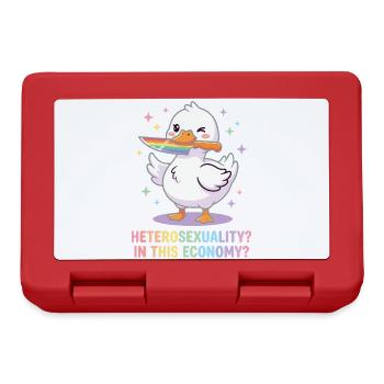 Pride Month LGBTQ – Heterosexualität in diesem Econom - Brotdose - Rot - Vorne