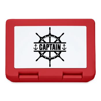CAPTAIN KAPITÄN - Lunchbox - red - Front