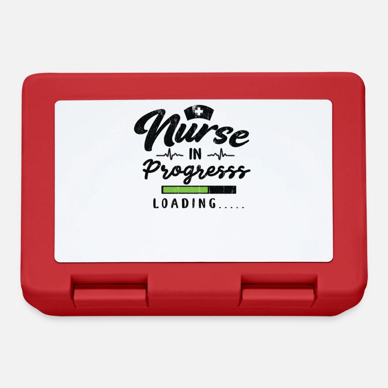 Infirmière en cours Infirmière - Boîte à goûter - rouge