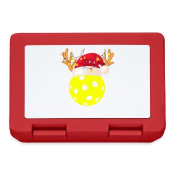 Joueur de pickleball de Noël Sport Paddleball - Boîte à goûter - rouge - Devant