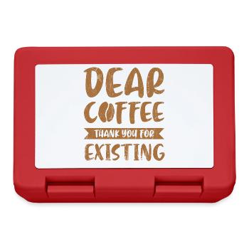 A Nightmare Before The Coffee Caffeine Lover - Lunchbox - red - Front