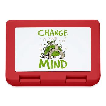 Ändern Sie Ihr Design Zum Klimawandel - Brotdose - Rot - Vorne