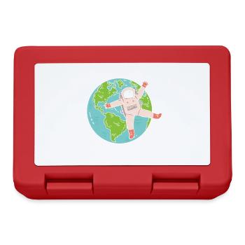 Il n’y a pas de Conception Planet-b pour le changement climatique - Boîte à goûter - rouge - Devant