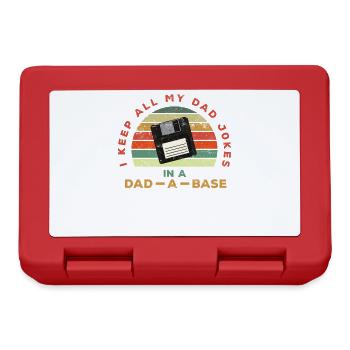I Keep All My Father's Jokes In One - Lunchbox - red - Front