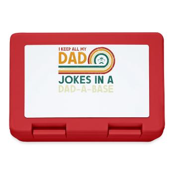 I Keep All My Father's Jokes In One - Lunchbox - red - Front