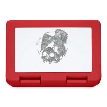 Gothic Skull Occult Costume | For - Lunchbox - red - Front