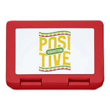 Conception à vibrations positives pour - Boîte à goûter - rouge - Devant