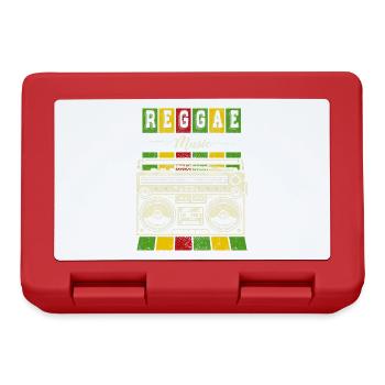 Reggae Music Design For Reggae Music Lovers - Lunchbox - red - Front
