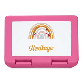 Conception du patrimoine hispanique pour les Américains hispaniques - Boîte à goûter - rose - Devant
