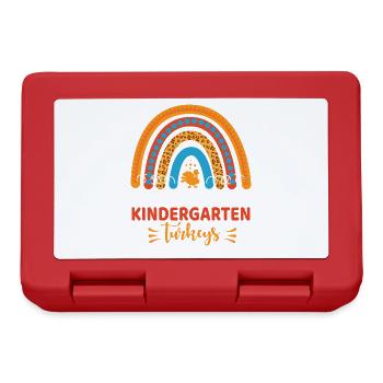 Merci pour ma dinde de maternelle pour les enseignants - Boîte à goûter - rouge - Devant