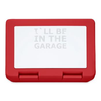 I Will Be In Garage Design For Mechanics - Lunchbox - red - Front