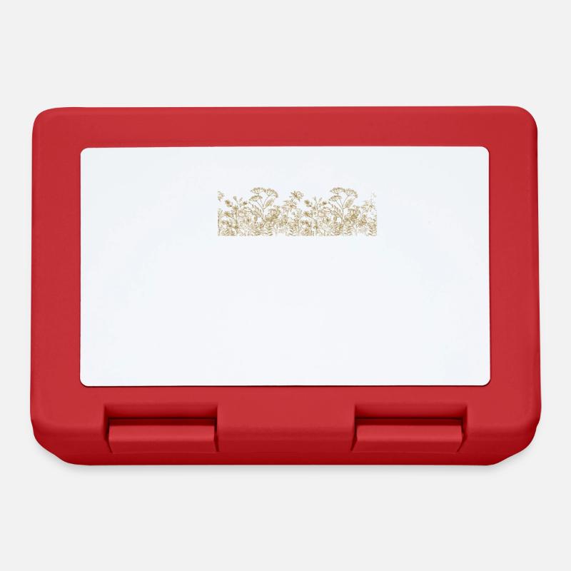 Spread Kindness Like Wildflowers - Lunchbox - red