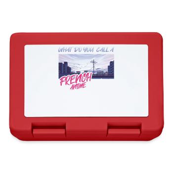 Comment appelez-vous un amateur d’anime Français? - Boîte à goûter - rouge - Devant