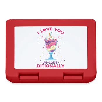 Je t’aime sans Kegel-ditionally pour Frozen - Boîte à goûter - rouge - Devant