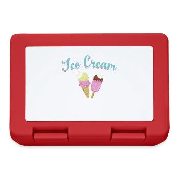 Je fais disparaître la crème glacée, ce dont vous avez besoin - Boîte à goûter - rouge - Devant