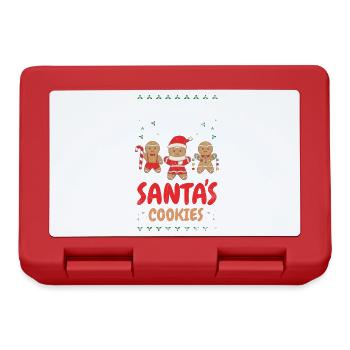 Très probablement mange des biscuits du Père Noël pour - Boîte à goûter - rouge - Devant