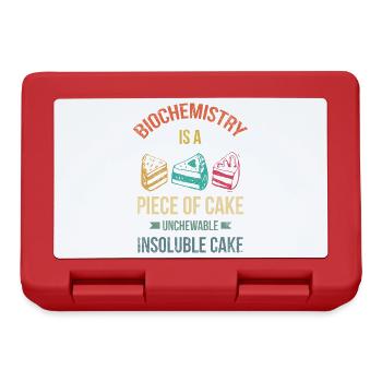 La biochimie est une évidence pour Baker Or - Boîte à goûter - rouge - Devant