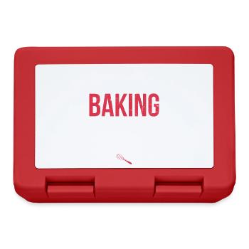 Cookie Baking Crew For Bakers Or Baking Fans - Lunchbox - red - Front