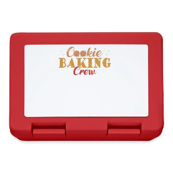 Cookie Baking Crew For Bakers Or Baking Fans - Lunchbox - red - Front