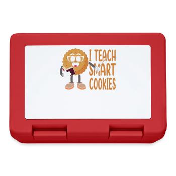 J’enseigne les cookies intelligents pour les boulangers ou - Boîte à goûter - rouge - Devant