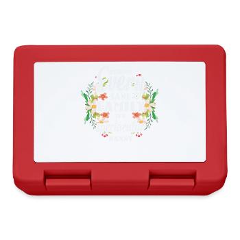 Behind every reasonable family is a - Lunchbox - red - Front