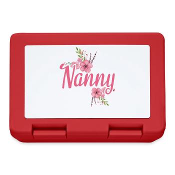 Beste Nanny Aller Zeiten Für Großmutter Oma - Brotdose - Rot - Vorne