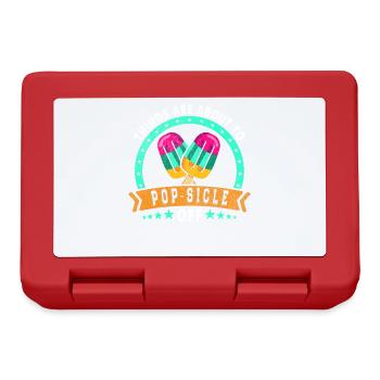 Things are on the verge of pop-sicle-off - Lunchbox - red - Front