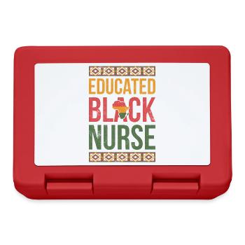 Educated Black Nurse For The Proud - Lunchbox - red - Front