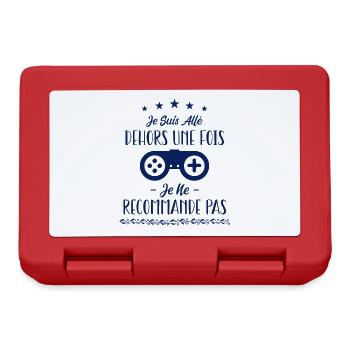 Humour de Geek - Boîte à goûter - rouge - Devant