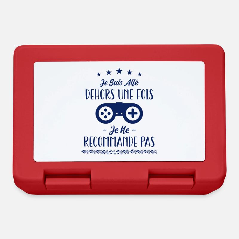 Humour de Geek - Boîte à goûter - rouge
