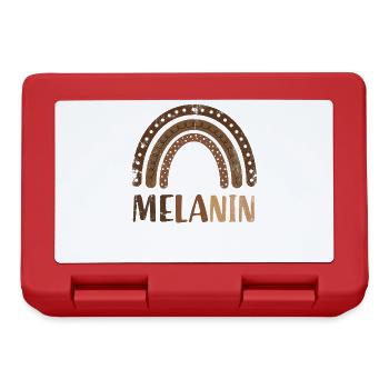 Es Ist Das Melanin Für Mich Für Den Stolzen - Brotdose - Rot - Vorne