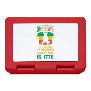 July 14, 1865 Because I am proud - Lunchbox - red - Front