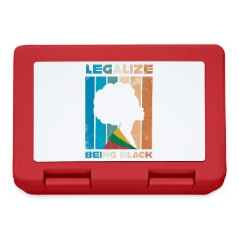 Legalize it to be black, retro for - Lunchbox - red - Front