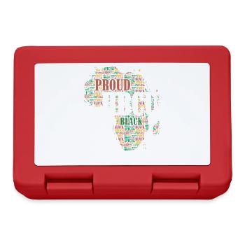 Proud Hbcu-Black For Proud African Americans - Lunchbox - red - Front