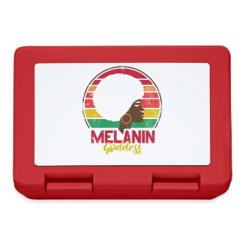 Melanin goddess retro for proud African Americans - Lunchbox - red - Front
