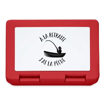 Pêche Retraité Super Cool Pour Papy - Boîte à goûter - rouge - Devant