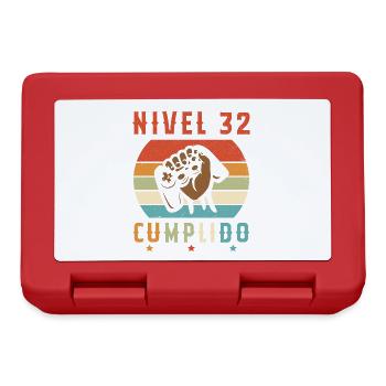 Niveau 32 Complet - Boîte à goûter - rouge - Devant